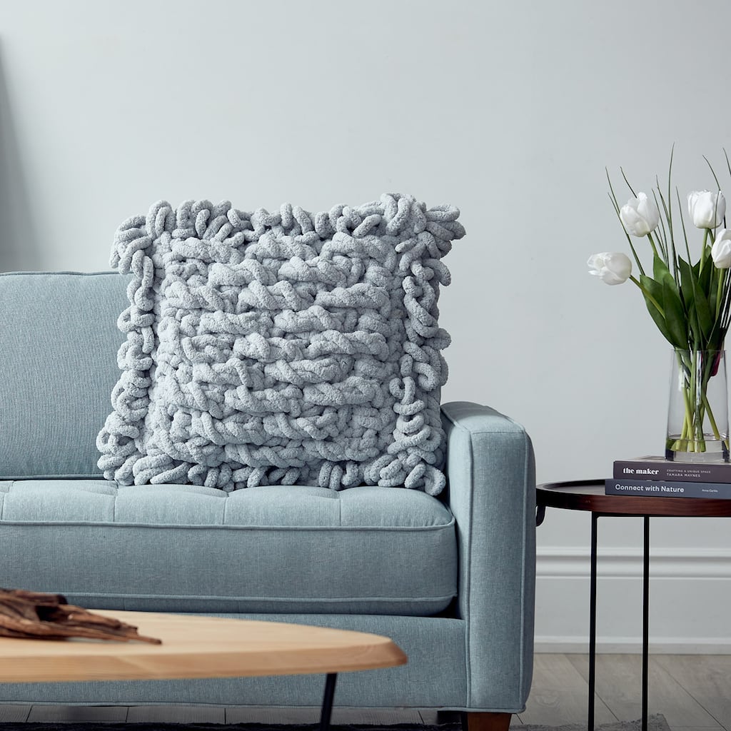 Bernat® Blanket Big™ Big Loopy Pillow to Crochet